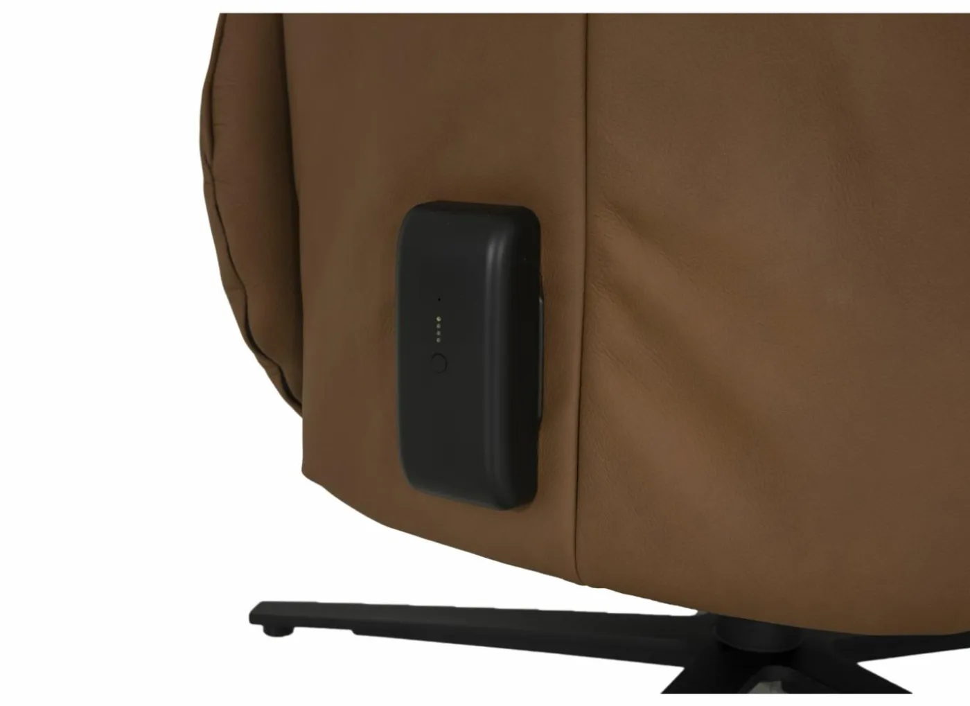 Relaxzetel 7589.51V elektrisch - leder - bruin