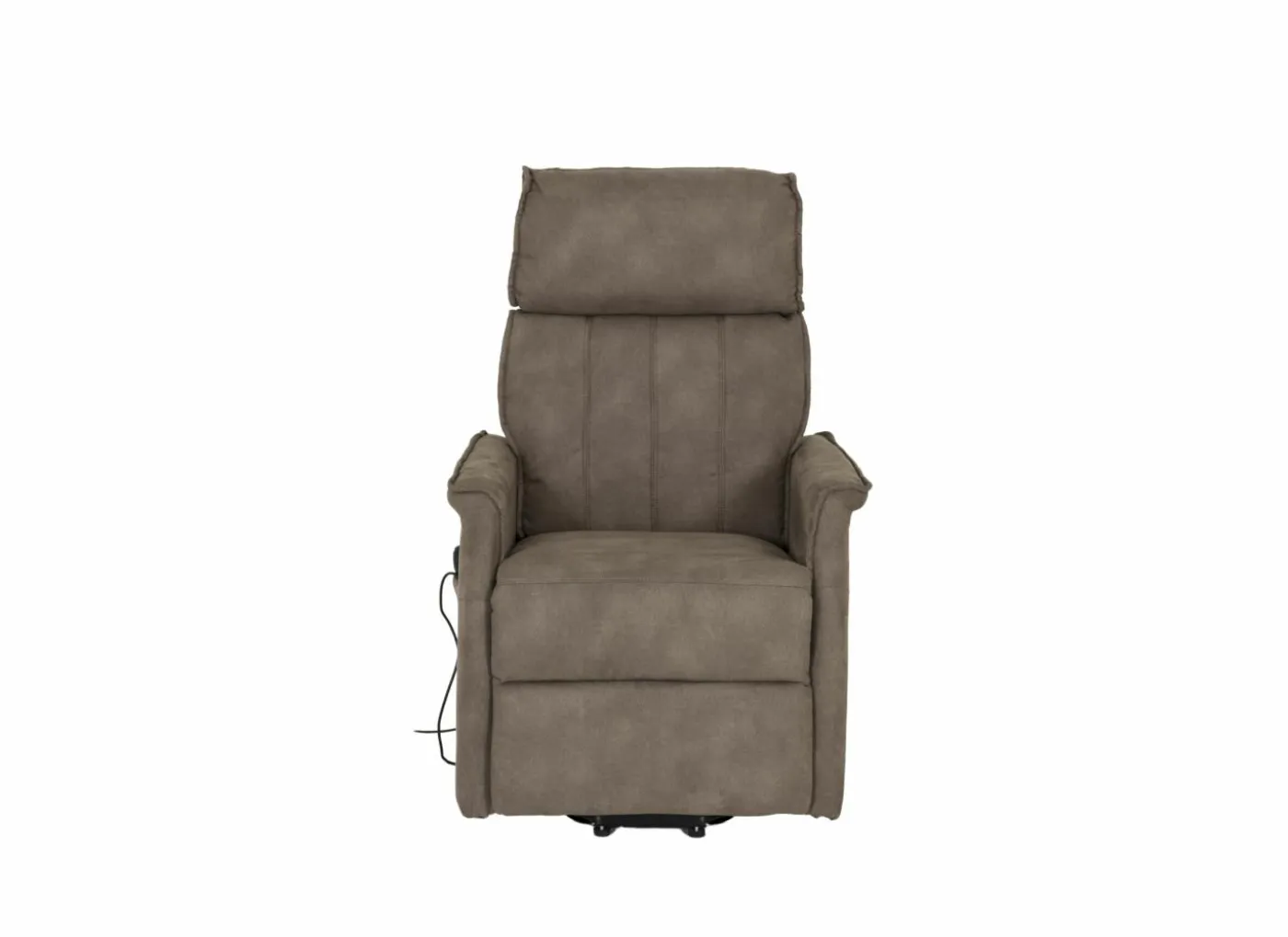 Relaxzetel Veneta elektrisch - stof - bruin