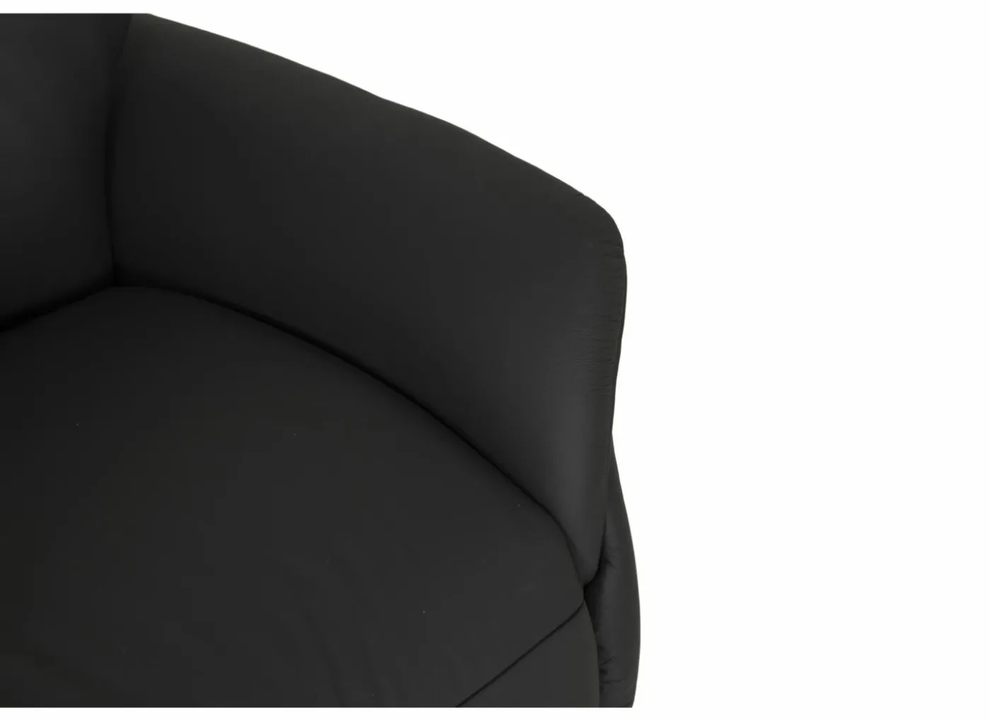 Relaxzetel 7051.57V+Z60 elektrisch - leder - zwart met large zithoogte- en diepte