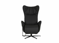 Relaxzetel 7589.22V+Z60 elektrisch - leder - zwart