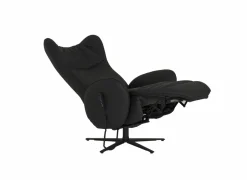 Relaxzetel 7589.22V+Z60 elektrisch - leder - zwart