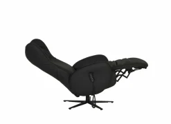 Relaxzetel 7589.22V+Z60 elektrisch - leder - zwart