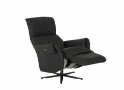 Relaxzetel Yup elektrisch - leder - zwart