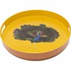 Rond dienblad Pauw Ø33cm - kunststof - oranje
