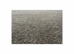 Rond tapijt Medusa Ø200cm - polyestervezel - grijs & bruin