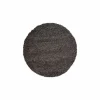 Rond tapijt Twister Ø120cm - polypropyleen - charcoal