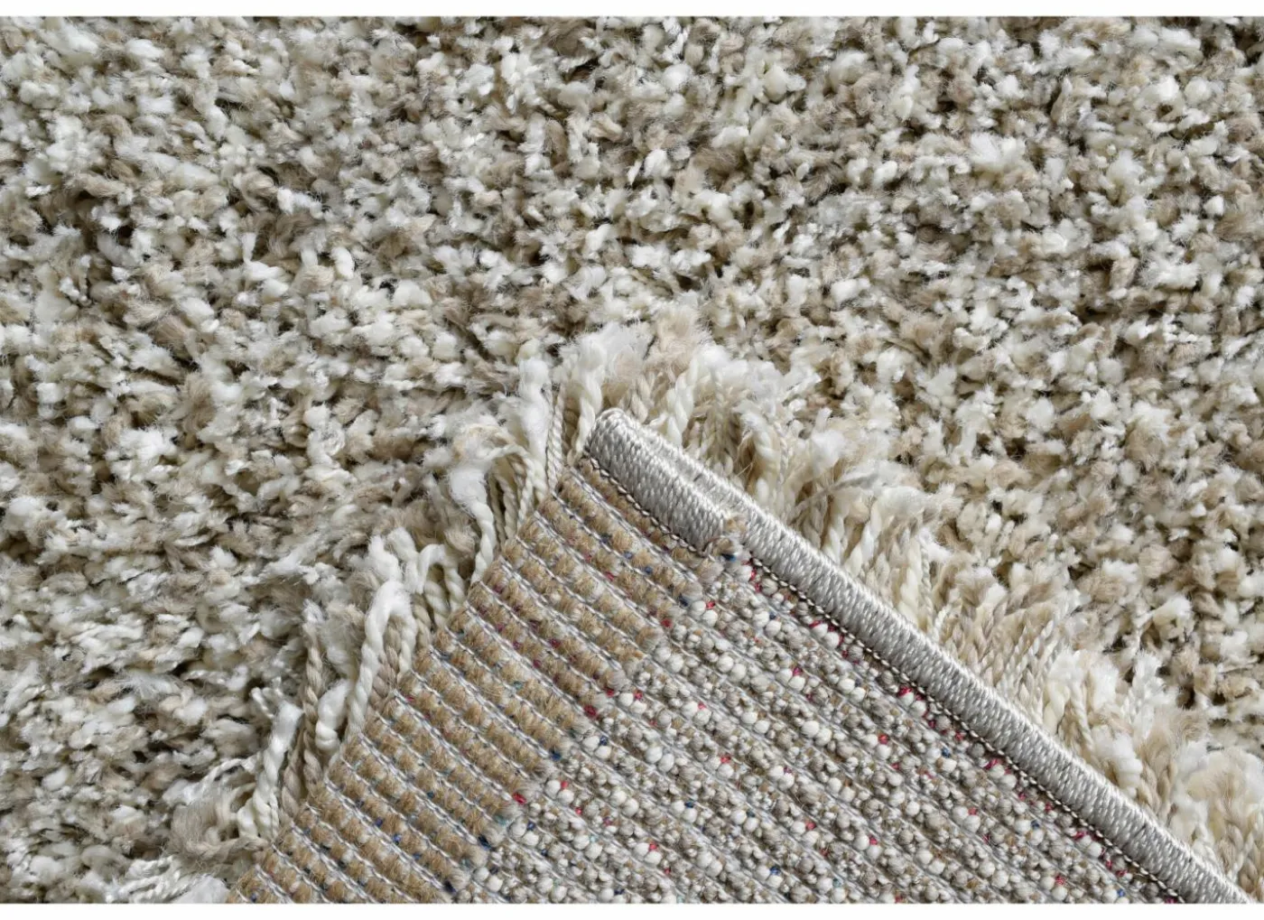 Rond tapijt Twister Ø160cm - polypropyleen - beige