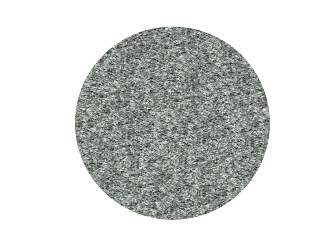 Rond tapijt Twister Ø120cm - polypropyleen - zilver