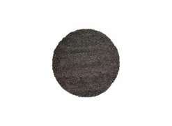 Rond tapijt Twister Ø200cm - polypropyleen - charcoal