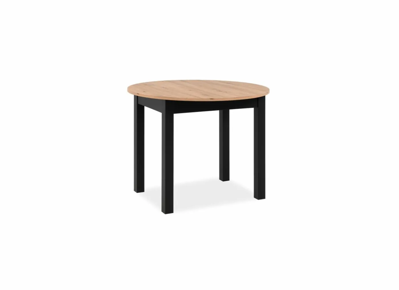 Ronde tafel Coburg 100/140x100cm - melamine - artisanal oak
