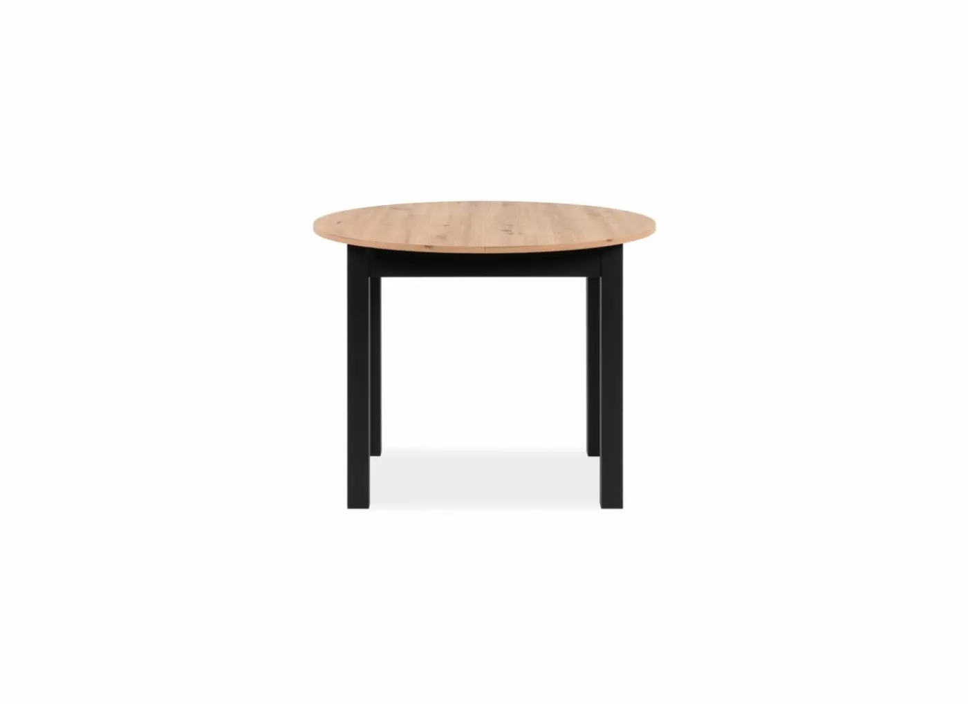 Ronde tafel Coburg 100/140x100cm - melamine - artisanal oak