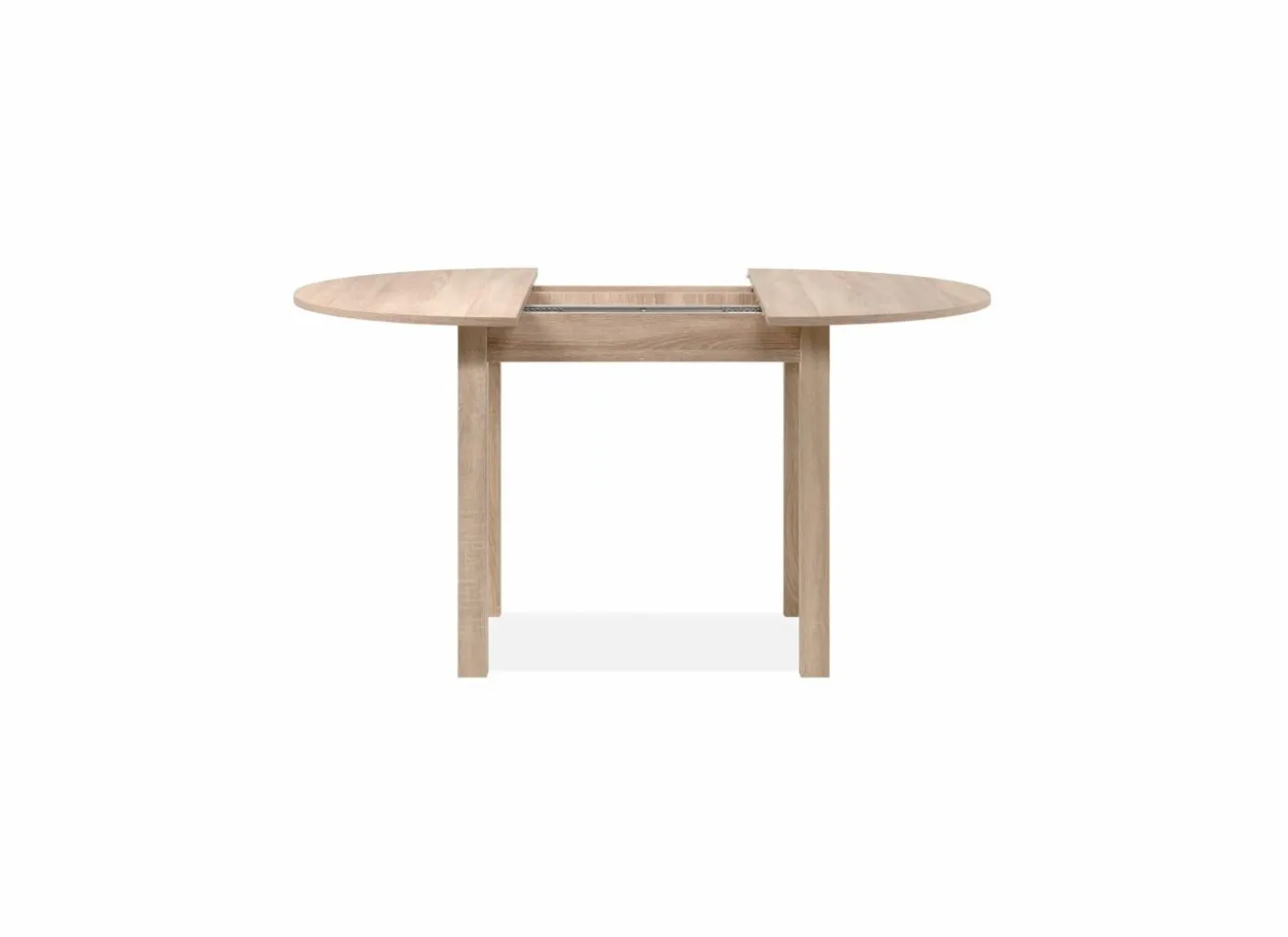 Ronde tafel Coburg 100/140x100cm - melamine - sonoma