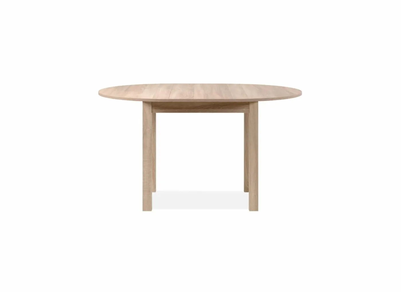 Ronde tafel Coburg 100/140x100cm - melamine - sonoma