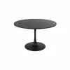Ronde tafel Marmor Ø120cm - melamine - zwart