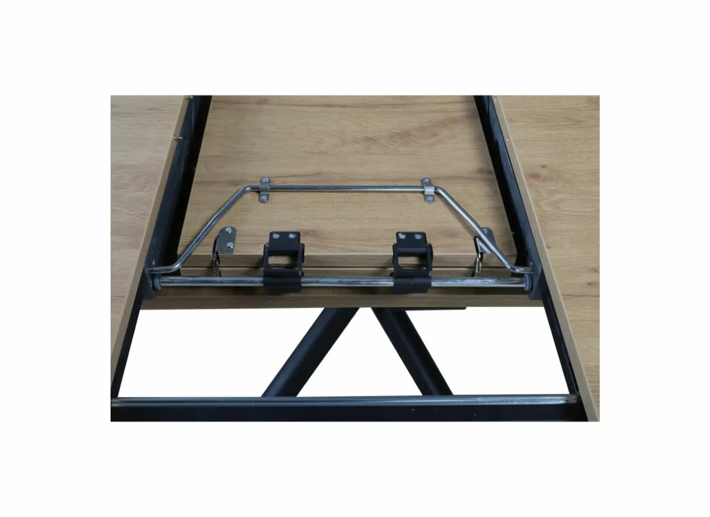Ronde tafel Oye 120/160x120cm - melamine - eik