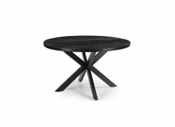 Ronde tafel Sofia Ø110cm - mango massief - zwart