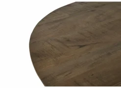 Ronde tafel Solid Ø130cm - mango massief - walnoot