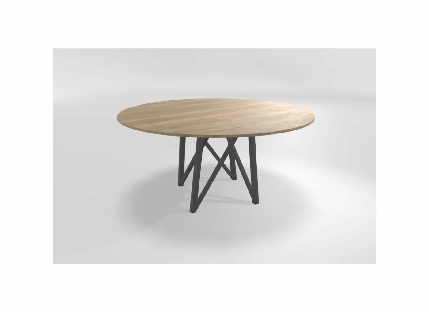 Ronde tafel Wacko Ø160cm - decor - eik