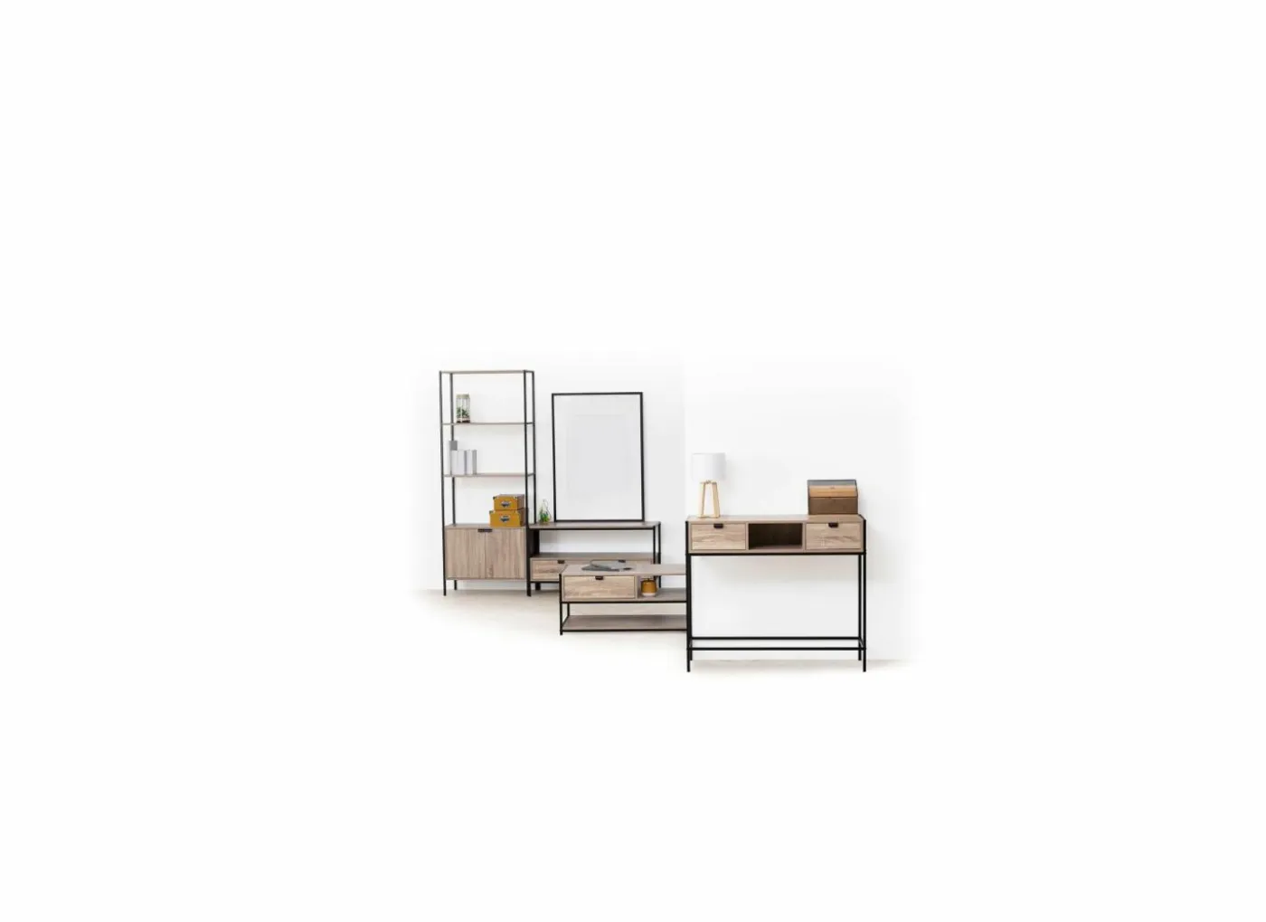 Salontafel Aliaj 100x40cm - decor - beige