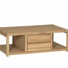 Salontafel Amarillo 120x60cm - eik massief & decor -  naturel