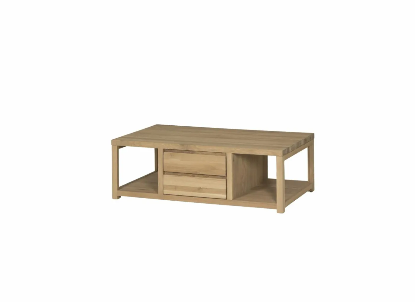 Salontafel Amarillo 120x60cm - eik massief & decor - naturel