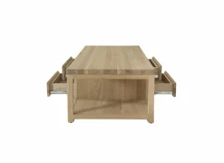 Salontafel Amarillo 120x60cm - eik massief & decor - naturel