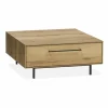 Salontafel Borgia 80x80x35cm - lamulux - naturel