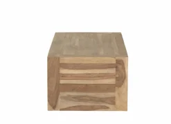 Salontafel Carbone 125x65cm - sheesham massief & decor - naturel