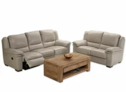 Salontafel Carbone 125x65cm - sheesham massief & decor - naturel