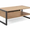Salontafel Denver 100x40cm - decor - ambachtelijke eik