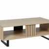Salontafel Faro 42x125cm - melamine - zand eik