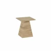 Salontafel Float 40x40cm - eik massief - naturel
