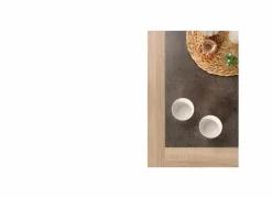 Salontafel Fumay 105x73cm - hout fineer - eik