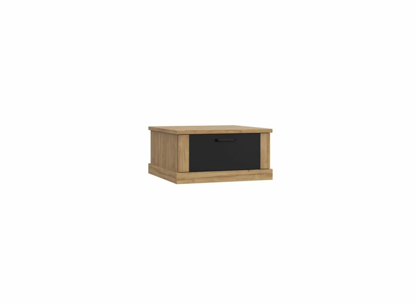 Salontafel Kaszimiro 85x85cm - decor - waterford eik & zwart