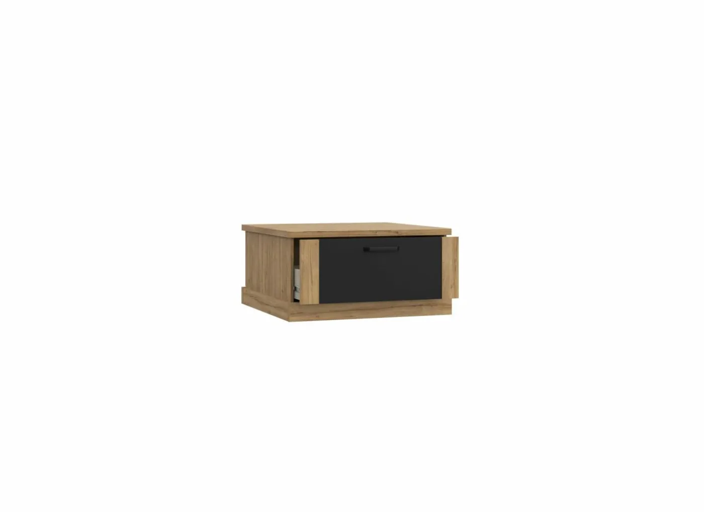 Salontafel Kaszimiro 85x85cm - decor - waterford eik & zwart