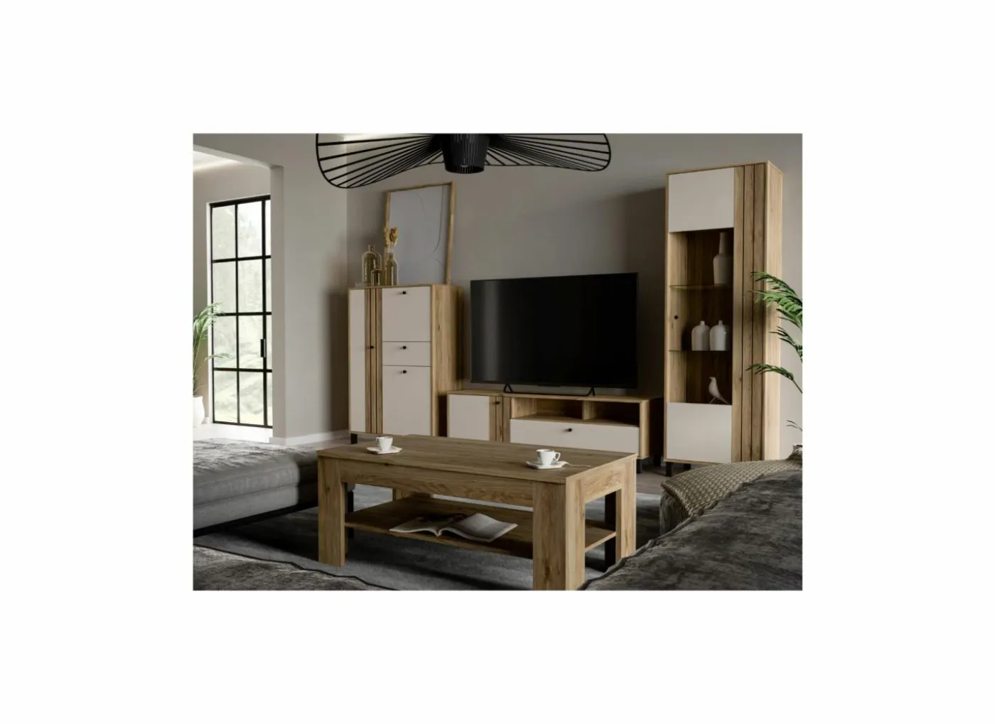 Salontafel Killarney 110x60x46cm - decor - mauvella oak