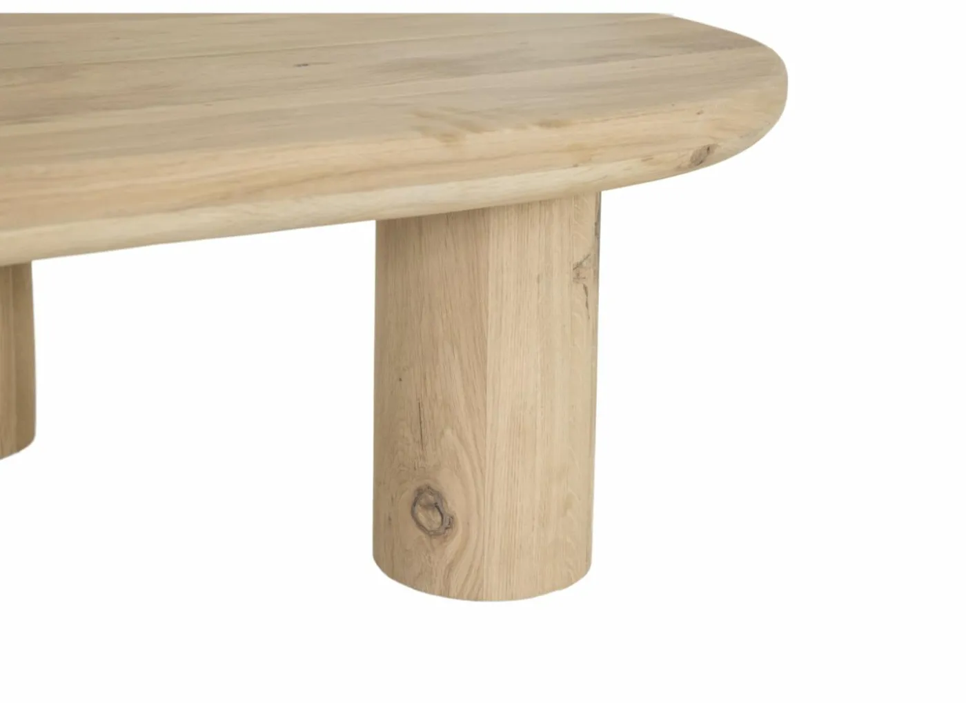 Salontafel Nephro 120x60cm - eik massief - naturel