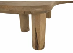 Salontafel Odilon 145x85cm - hout massief - naturel