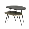 Salontafel Organic set van 2 - aluminium