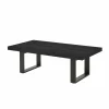 Salontafel Raphael 130x68cm - melamine - nox