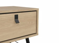 Salontafel Ry 102x49cm - decor - bruin & zwart