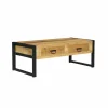 Salontafel Sanguine 120x60cm - hout massief - natuur