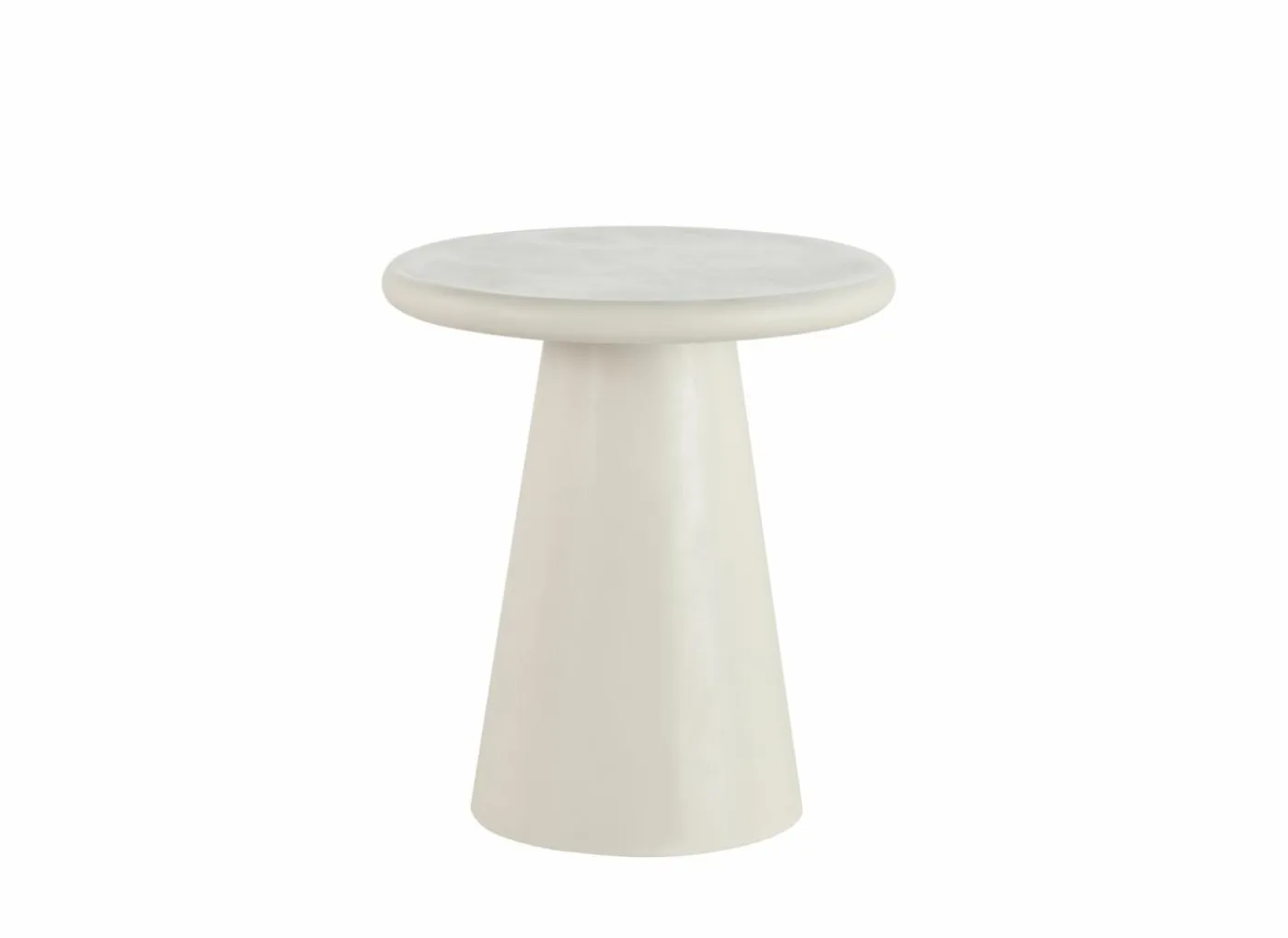 Salontafel SL2406 Ø45cm - cementex - wit