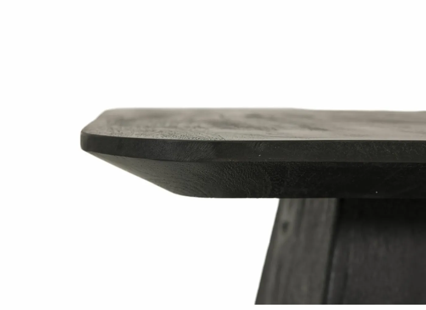 Salontafel Thalia 60x60cm - mango massief - zwart