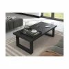 Salontafel Valencia 130x65cm - melamine - zwarte eik