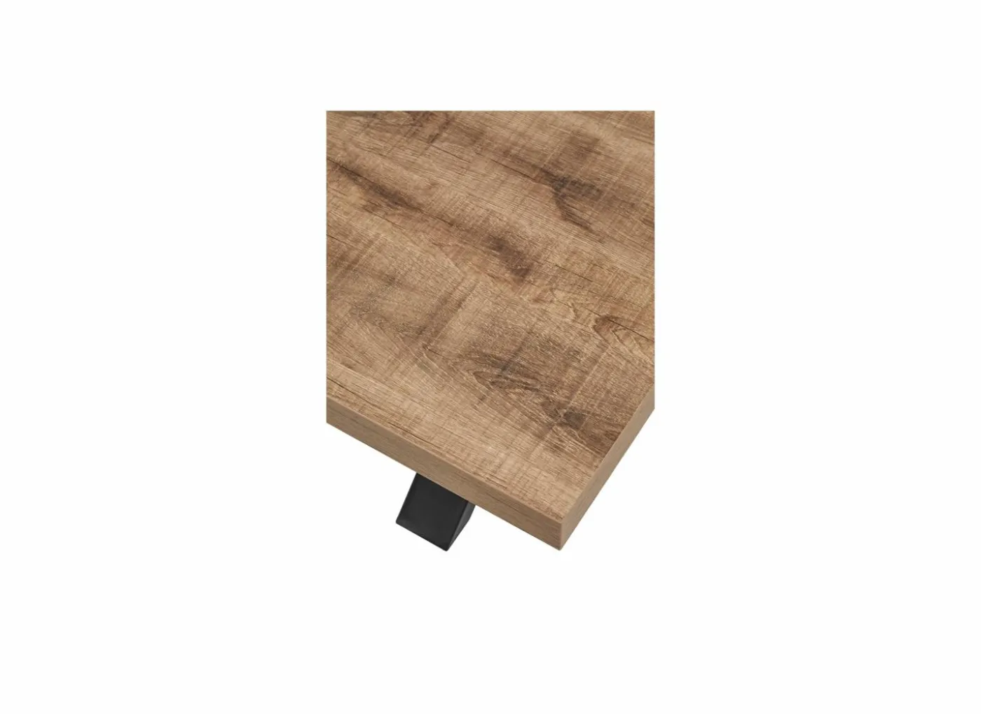 Salontafel 130x68cm - decor - bruin & zwart