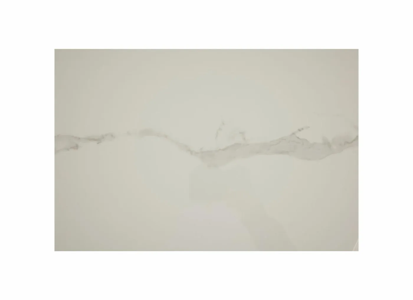 Salontafel 130x65cm - keramiek & metaal - wit
