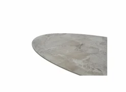 Salontafel 130x65cm - keramiek & metaal - grijs