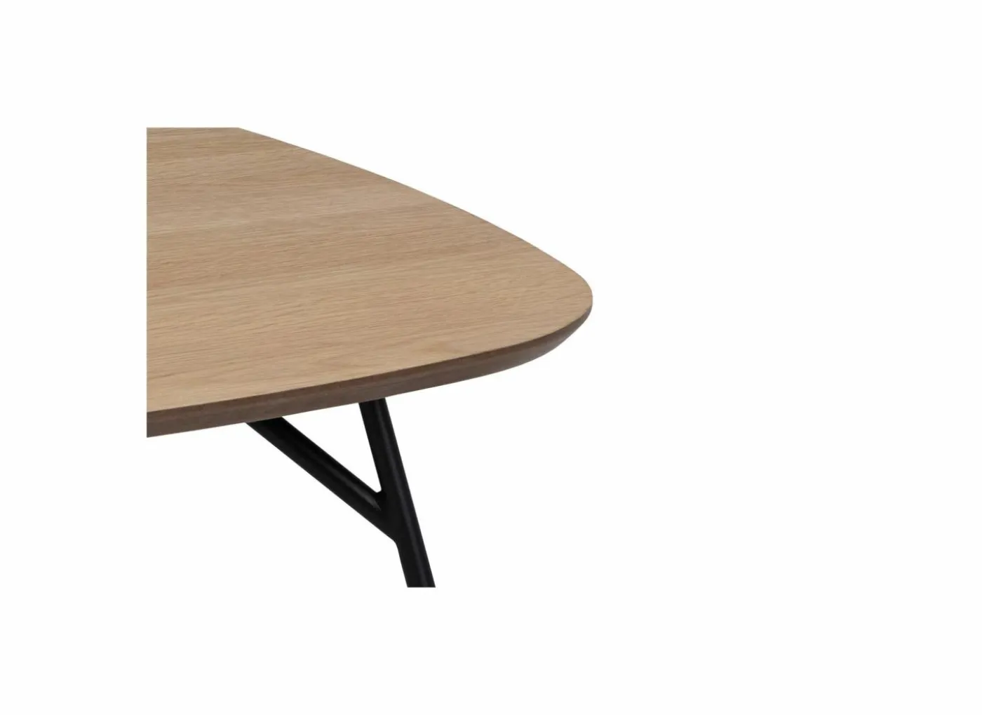 Salontafel 90x90cm - MDF/metaal - bruin