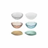 Schaal Bladeren -  glas - multicolor